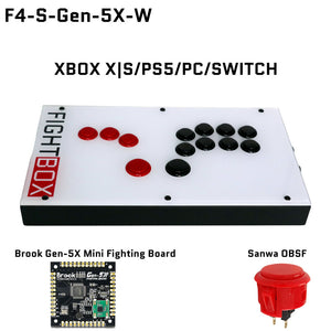 FightBox F4-S All Button Leverless Arcade Game Controller for PC