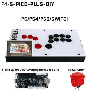 FightBox F4-S All Button Leverless Arcade Game Controller for PC