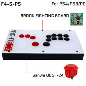 FightBox F4-S All Button Leverless Arcade Game Controller for PC/PS/XBOX/SWITCH