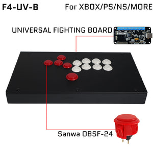 FightBox F4 All Button Leverless Arcade Game Controller for PC/PS/XBOX/SWITCH