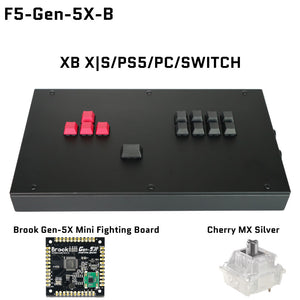FightBox F-GEN-5X All Button Leverless Arcade Game Controller for Xbox Series X|S/PS5/Switch/PC