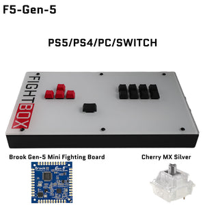 FightBox F-GEN-5 All Button Leverless Arcade Game Controller for PS5/PS4/PC/SWITCH