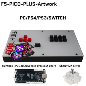 FightBox F-GP2040-CE All Button Leverless Arcade Game Controller