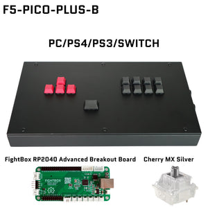 FightBox F-PICO-PLUS All Button Leverless Arcade Game Controller for PC/PS/SWITCH