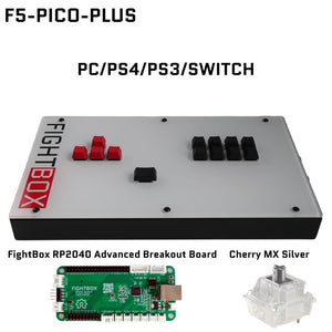 FightBox F-PICO-PLUS All Button Leverless Arcade Game Controller for PC/PS/SWITCH