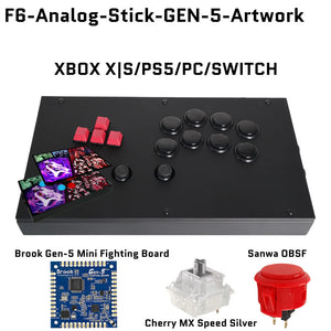 FightBox F6-Analog-Stick Keyboard Button Analog Stick Leverless