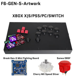 FightBox F6-GEN-5X Keyboard Button Analog Stick Leverless Arcade
