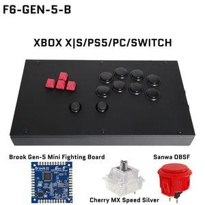 BUTTON BACK FB5.5 　CHAMPIONS CHOICE FightBox F6-GEN-5X Keyboard Button Analog Stick Leverless Arcade