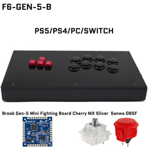 FightBox F-GEN-5 All Button Leverless Arcade Game Controller for PS5/PS4/PC/SWITCH