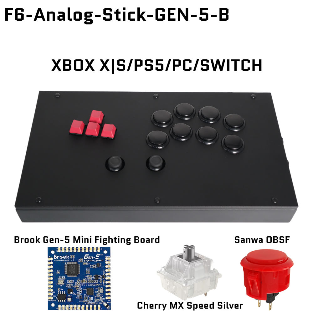 仏Polydor 524.356　「ブロウニング拳銃」　ラ・モーム・ピアフ FightBox F6-Analog-Stick Keyboard Button Analog Stick Leverless