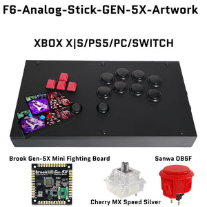 FightBox F6-Analog-Stick Keyboard Button Analog Stick Leverless