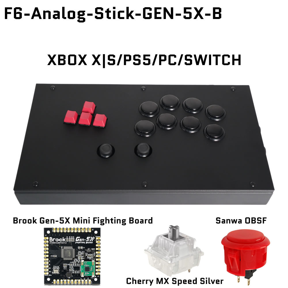 FightBox F6-Analog-Stick Keyboard Button Analog Stick Leverless
