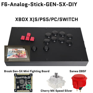 FightBox F6-Analog-Stick Keyboard Button Analog Stick Leverless