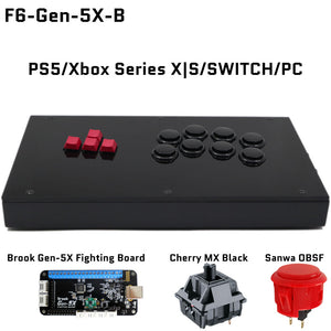 FightBox F6 Keyboard Button Leverless Arcade Game Controller