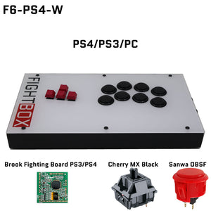 FightBox F6 Keyboard Button Leverless Arcade Game Controller