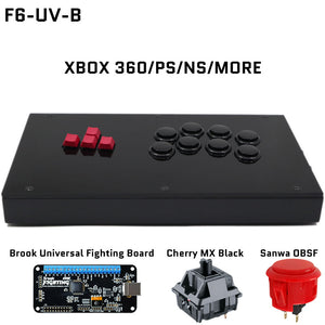 FightBox F6 Keyboard Button Leverless Arcade Game Controller