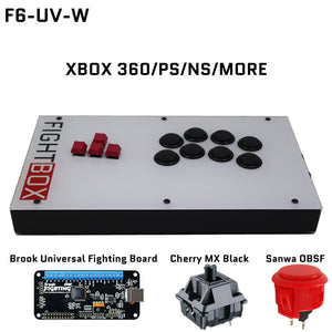 FightBox F6 Keyboard Button Leverless Arcade Game Controller