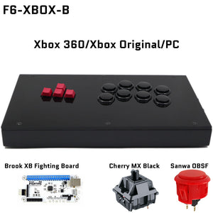 FightBox F6 Keyboard Button Leverless Arcade Game Controller