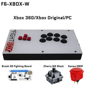 FightBox F6 Keyboard Button Leverless Arcade Game Controller