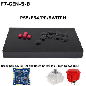 FightBox F-GEN-5 All Button Leverless Arcade Game Controller for PS5/PS4/PC/SWITCH