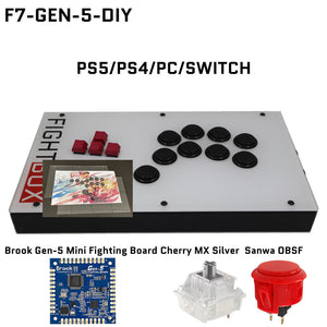 FightBox F-GEN-5 All Button Leverless Arcade Game Controller for