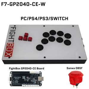 FightBox F7 Keyboard Button Leverless Arcade Game Controller for