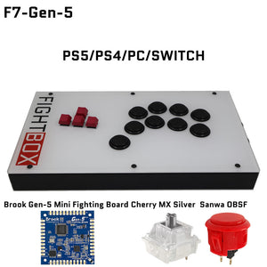 FightBox F-GEN-5 All Button Leverless Arcade Game Controller for PS5/PS4/PC/SWITCH