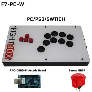 FightBox F7 Keyboard Button Leverless Arcade Game Controller for