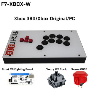 FightBox F7 Keyboard Button Leverless Arcade Game Controller