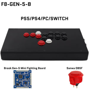 FightBox F-GEN-5 All Button Leverless Arcade Game Controller for PS5/PS4/PC/SWITCH