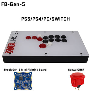 FightBox F-GEN-5 All Button Leverless Arcade Game Controller for PS5/PS4/PC/SWITCH