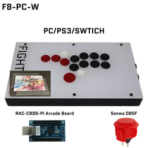 FightBox F8 All Button Leverless Arcade Game Controller for PC/PS