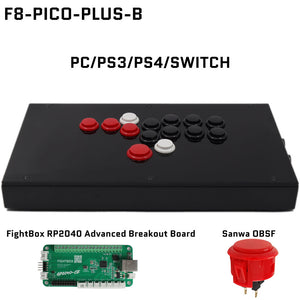 FightBox F8 All Button Leverless Arcade Game Controller