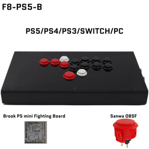 FightBox F8 All Button Leverless Arcade Game Controller