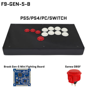 FightBox F-GEN-5 All Button Leverless Arcade Game Controller for PS5/PS4/PC/SWITCH