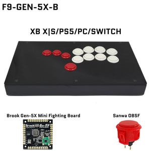FightBox F-GEN-5X All Button Leverless Arcade Game Controller for Xbox Series X|S/PS5/Switch/PC