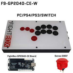 FightBox F9 All Button Leverless Arcade Game Controller for PC/PS