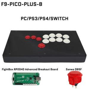 FightBox F9 All Button Leverless Arcade Game Controller