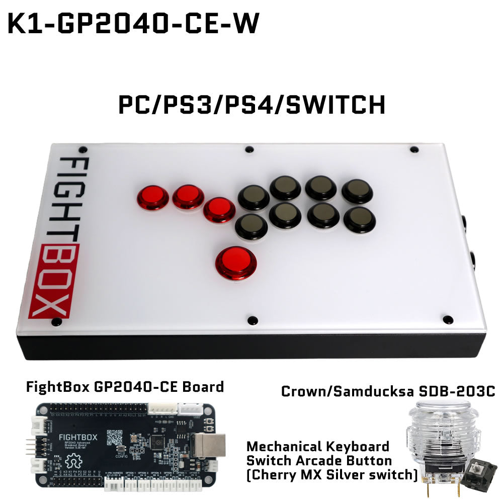 FightBox K1 Mechanical Keyboard Arcade Button All Button Leverless Arc ...