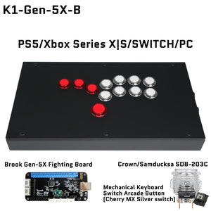 FightBox K1 All Button Leverless Arcade Game Controller