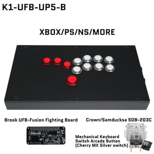 FightBox K1 All Button Leverless Arcade Game Controller