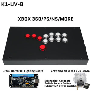 FightBox K1 All Button Leverless Arcade Game Controller