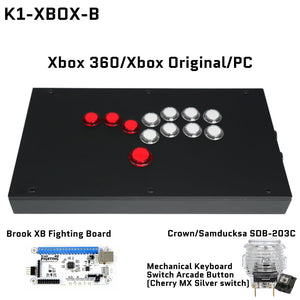 FightBox K1 All Button Leverless Arcade Game Controller