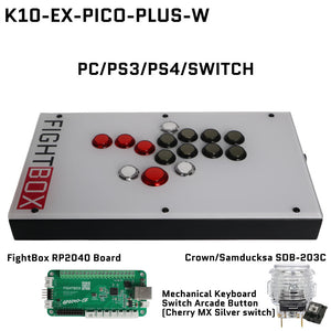 FightBox K10-EX All Button Leverless Arcade Game Controller