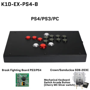 FightBox K10-EX All Button Leverless Arcade Game Controller