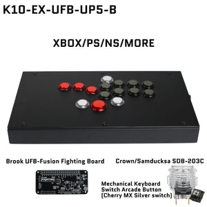 FightBox K10-EX All Button Leverless Arcade Game Controller