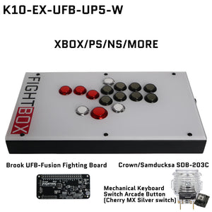 FightBox K10-EX All Button Leverless Arcade Game Controller