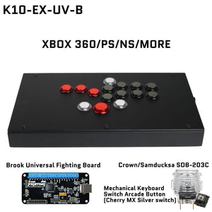 FightBox K10-EX All Button Leverless Arcade Game Controller