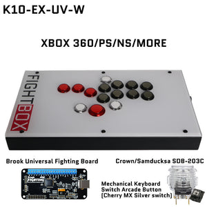 FightBox K10-EX All Button Leverless Arcade Game Controller