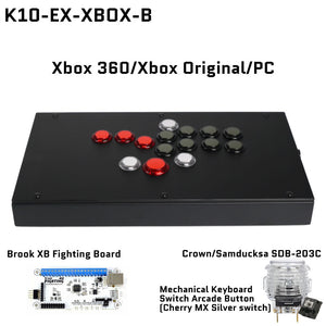 FightBox K10-EX All Button Leverless Arcade Game Controller